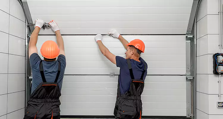 Garage Door Bottom Panel Repair in Valrico, FL